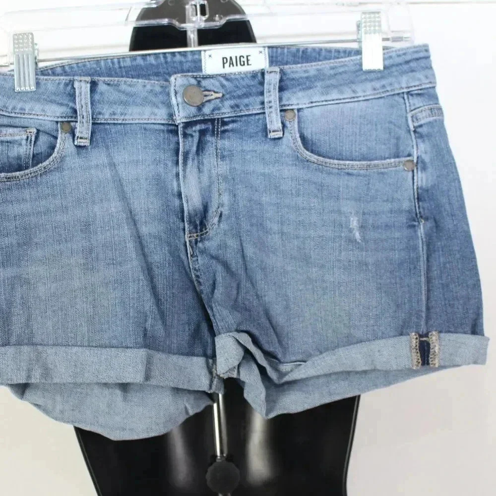 PAIGE ladies jean shorts size 25